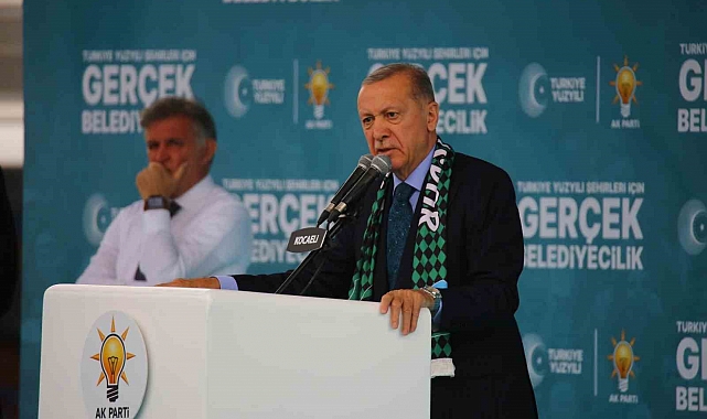 Cumhurbaşkanı Erdoğan, son etkinliği Kocaeli'nde gerçekleştirdi.