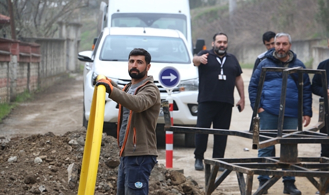 İKRAMİYE MAHALLESİ’NDE DOĞAL GAZ SEVİNCİ… MUHTAR ÖRS: HAYALİMİZDİ
