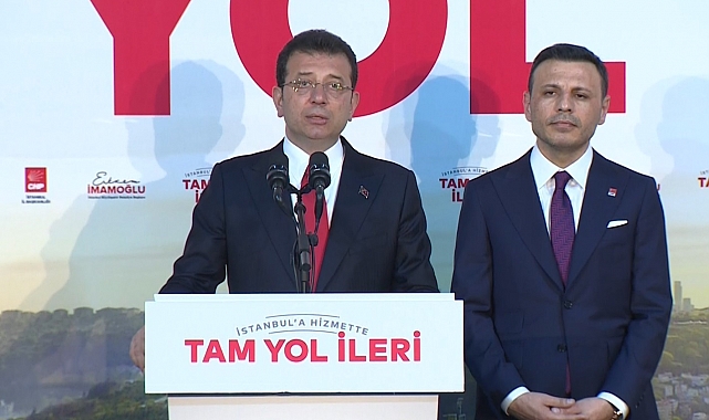 İmamoğlu: "Şu an görmüş olduğumuz fotoğraf, bizi ziyadesiyle memnun etmekte"