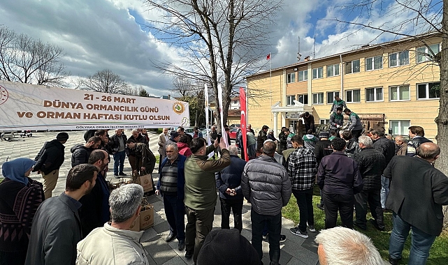 O İlde 10 bin fidan ücretsiz dağıtıldı