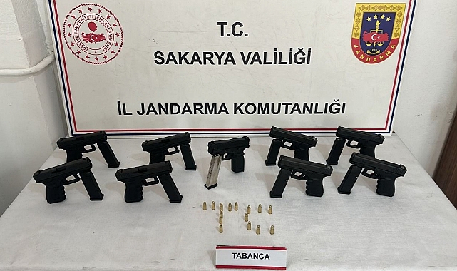 Sakarya Jandarması Hayalet Silah Operasyonunda Silah Kaçakçılarına Göz Açtırmadı