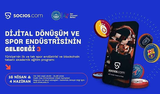 Türkiye'de bir ilki gerçekleştiren spor ve blockchain eğitimi başlıyor.