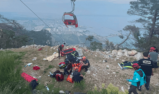 Antalya'da Teleferik Kazası: 1 kişi öldü