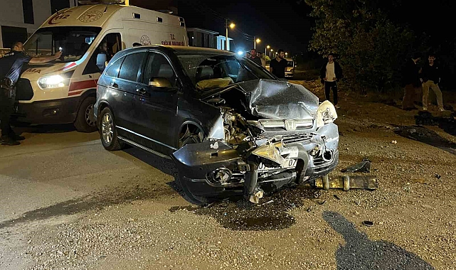 Cip ile otomobil çarpıştı: 4 yaralı