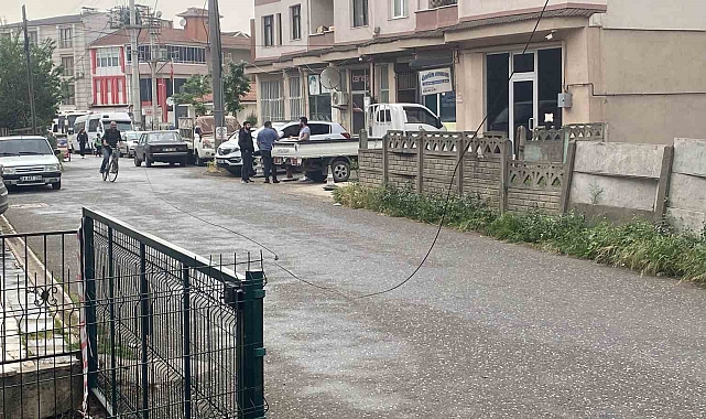 Kablo koptunca trafik alt üst oldu