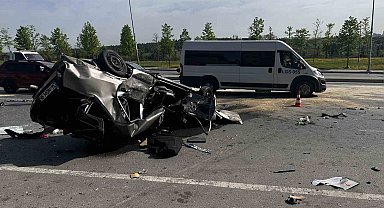 Kameraya Yansıyan Korkunç Kaza: Bağcılar'da 5 Araç Karıştı