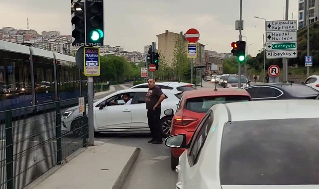 Tramvay Arızası Alibeyköy'de Trafik Kuyruğuna Neden Oldu
