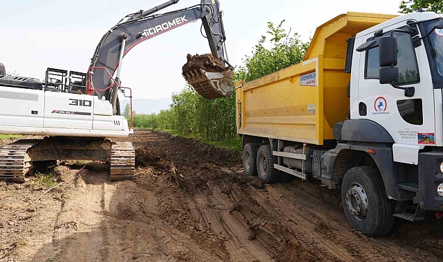 Yol Açma Çalışmaları: 1340 Metre Yol Açıyor