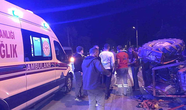 ASKF Başkanı'nın Karıştığı Kaza: Traktör Devrildi, 1 Kişi Yaralandı