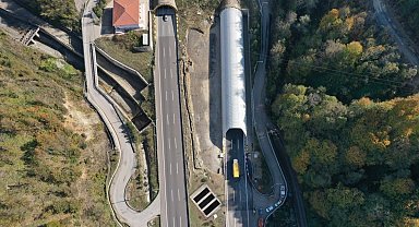 Bolu Dağı Tüneli'ne 300 Ton Çelik İle 67 Metre Uzantı