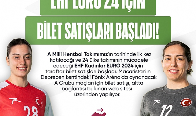 EHF Kadınlar EURO 2024 için Biletler Satışta