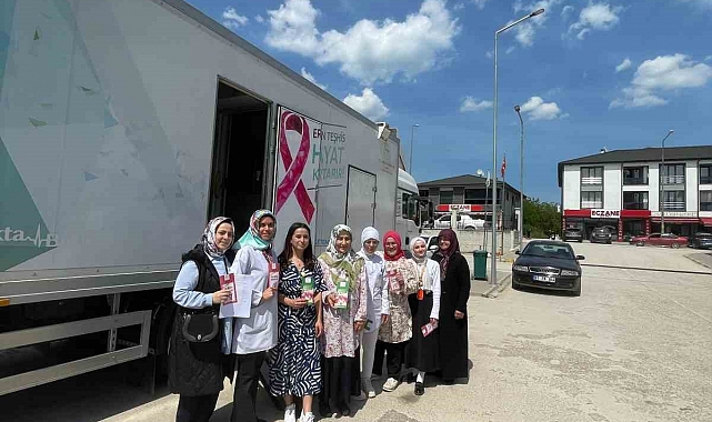 Köy Köy Gezerek Mobil Kanser Taraması Yapılıyor