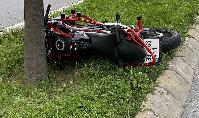 Küçükçekmece'de Trajik Kaza: Motosiklet Sürücüsü Ağaca Çarptı, Hayatını Kaybetti