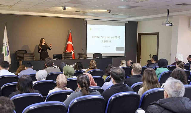 SUBÜ Çalışanlarına Resmi Yazışma Eğitimi Sunuldu