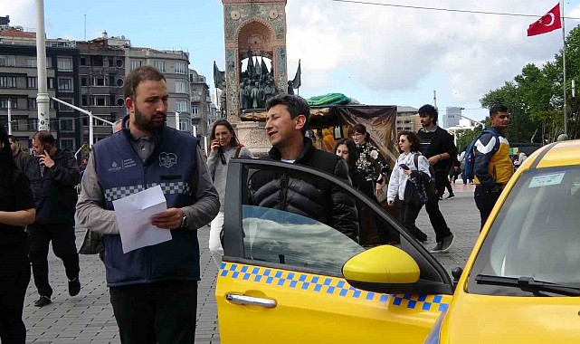 Taksi Araçlarına Araç İçi Kamera Denetimi: 6 Aracın Trafiği Men Edildiği Belirlendi