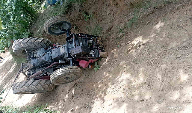 Traktörün altında kalan adam hayatını kaybetti