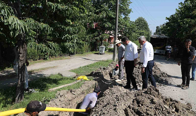 Akyazı'da Mahallelere Doğalgaz Geliyor