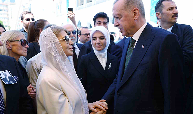 Cumhurbaşkanı Erdoğan, Özer Uçuran Çiller'in Cenaze Töreninde Katıldı