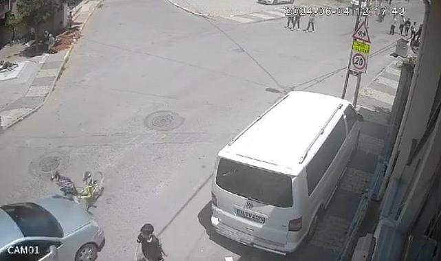 Sultanbeyli'de Kaza: Bisikletli Çocuğa Otomobil Çarptı