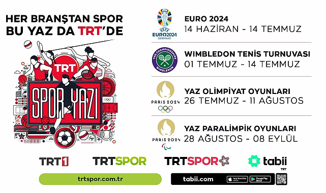 TRT Spor, Yaz Boyunca Özel İçeriklerle Dolacak