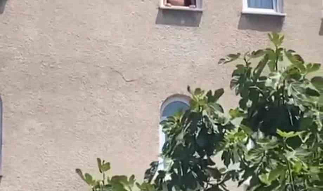Ümraniye'de Yarı Çıplak Bir Kişinin Küfürlü Sözleri Kameralara Yansıdı