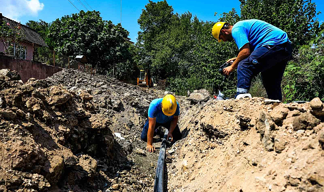 Kertil'in altyapısına yeni içme suyu hattı
