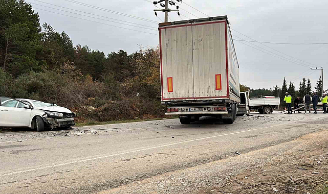 Gebze'de zincirleme kaza: 3 yaralı