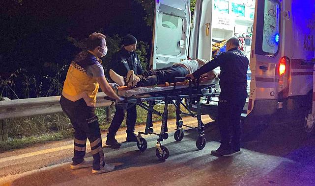 Uzunçiftlik D-100'de gece yarısı zincirleme kaza: 4 yaralı