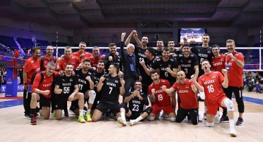 A Milli Erkek Voleybol Takımı, Almanya'yı 3-1 mağlup etti