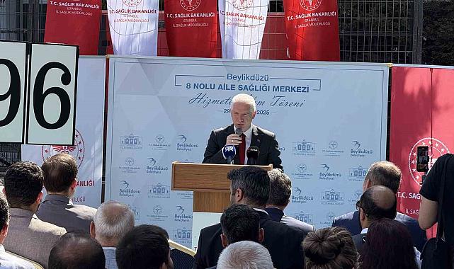 İstanbul Valisi Davut Gül, Beylikdüzü'nde Aile Sağlığı Merkezi açılışına katıldı