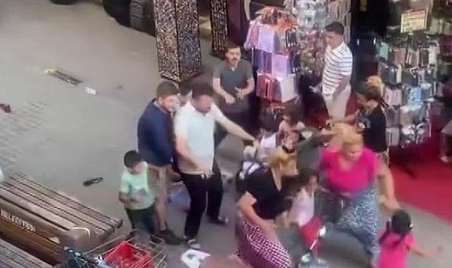 Pendik'te kadınların saç saça baş başa kavgası