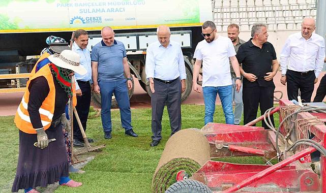 Alaettin Kurt Stadyumu yeni sezona hazırlanıyor