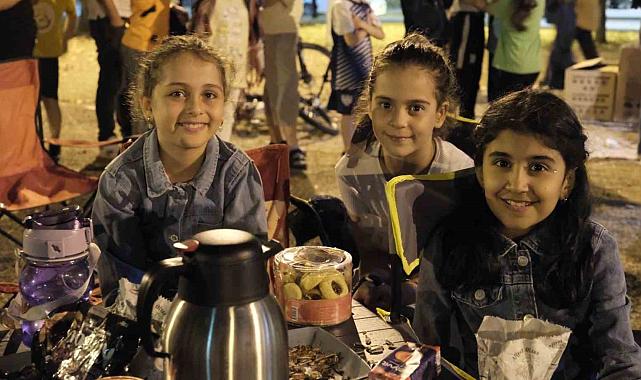 Başiskele'de çocuklar için açık hava sineması etkinliği