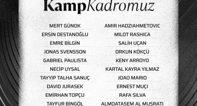 Beşiktaş'ın, St. Patrick's maçı kamp kadrosu belli oldu