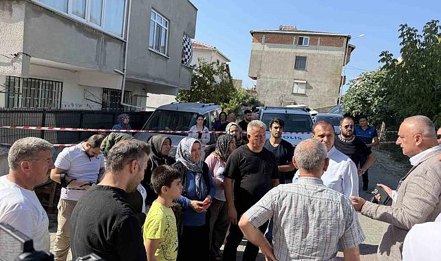 Büyükçekmece'de boşaltılan binalarda inceleme devam ediyor