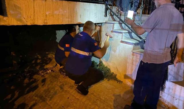 Darıca'da doğal gaz borusu patladı, mahalleyi gaz kokusu sardı