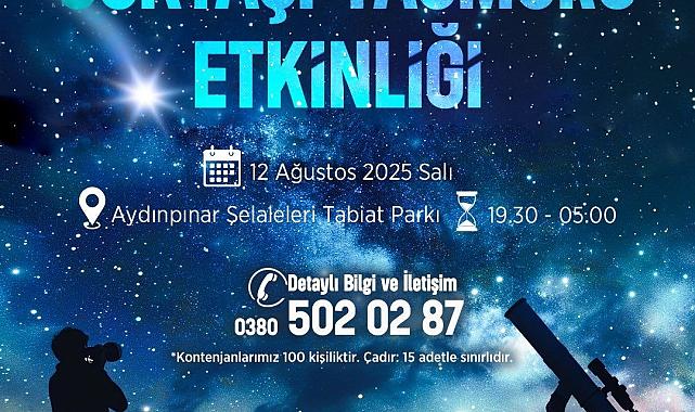 Düzce'de Perseid Meteor Yağmuru Etkinliği