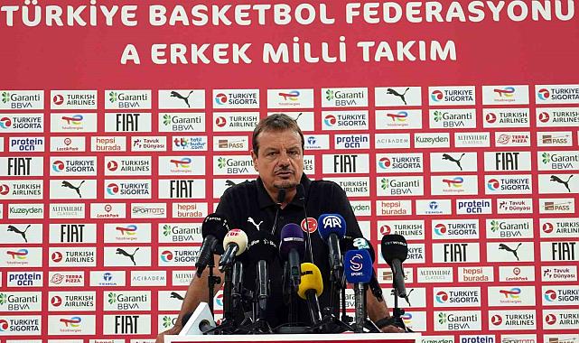 Ergin Ataman: "Hedefimiz madalya kazanmak"