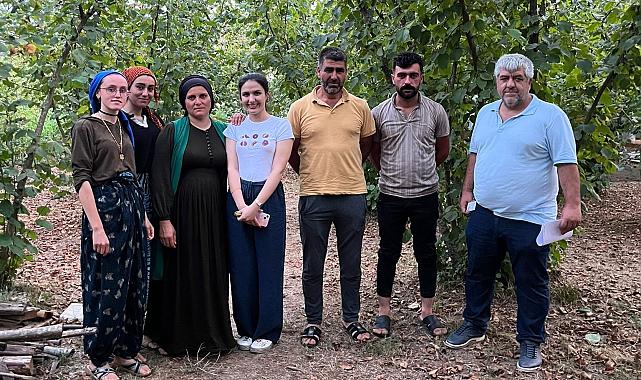 Fındık işçilerine yaşam alanlarında sağlık hizmeti