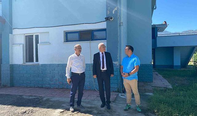 Gençlik ve Spor İl Müdürü Arslantürk spor alanlarını inceledi