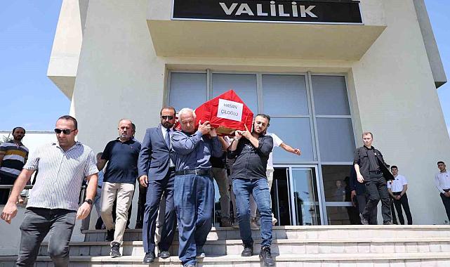 Hayatını kaybeden Yazı İşleri Müdürü için Valilik'te tören düzenlendi