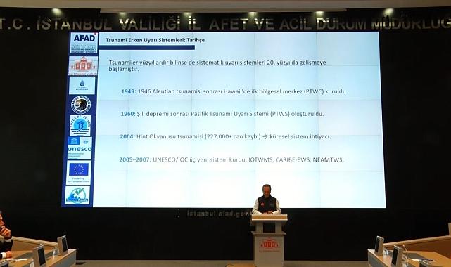 İstanbul'da tsunami erken uyarı ve tahliye planlama toplantısı yapıldı