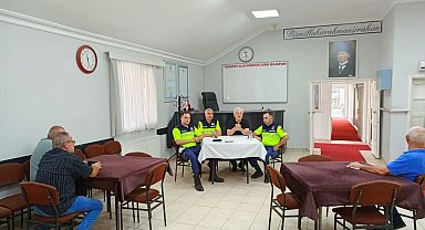 Jandarmadan kamyoncu esnafına ziyaret