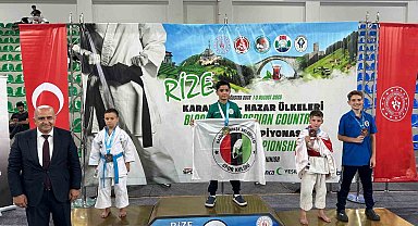 Karate takımından uluslararası arenada gururlandıran başarı