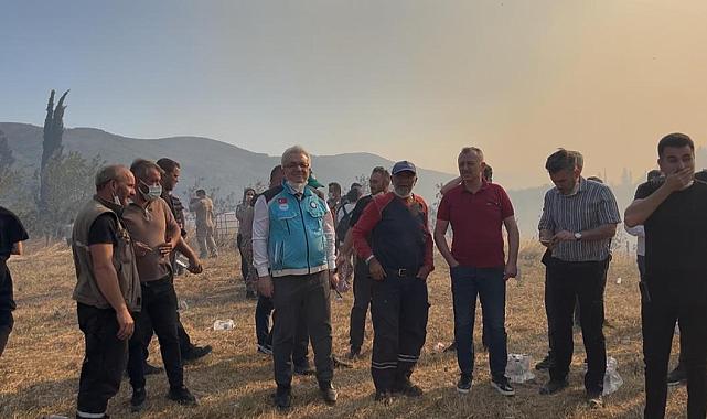 Kocaeli'deki orman yangınına 10 helikopter ve 6 uçakla müdahale sürüyor