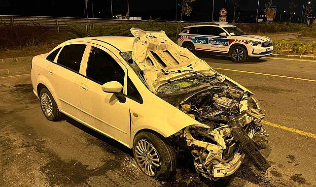 Kuzey Marmara Otoyolu'nda otomobilin çarptığı yaya hayatını kaybetti