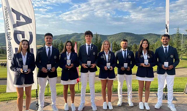 Milli golfçüler, European Men's and Ladies' Team Shield Championship 2025'te dereceye girdi