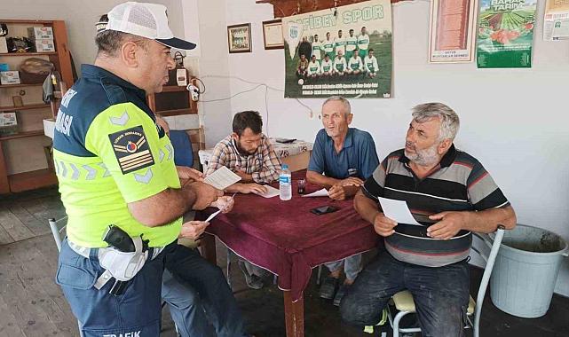 Motosiklet kazalarını önlemek için jandarmadan farkındalık çalışması