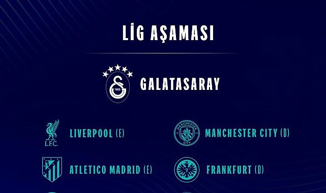 Şampiyonlar Ligi'nde Galatasaray'ın rakipleri belli oldu