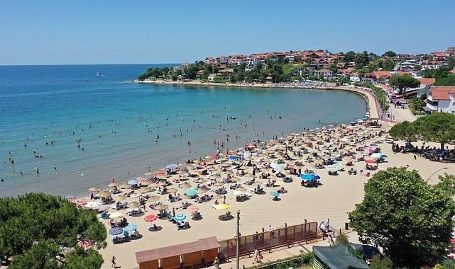 Sarısu ve Dikili'de Denize Girme Yasağı